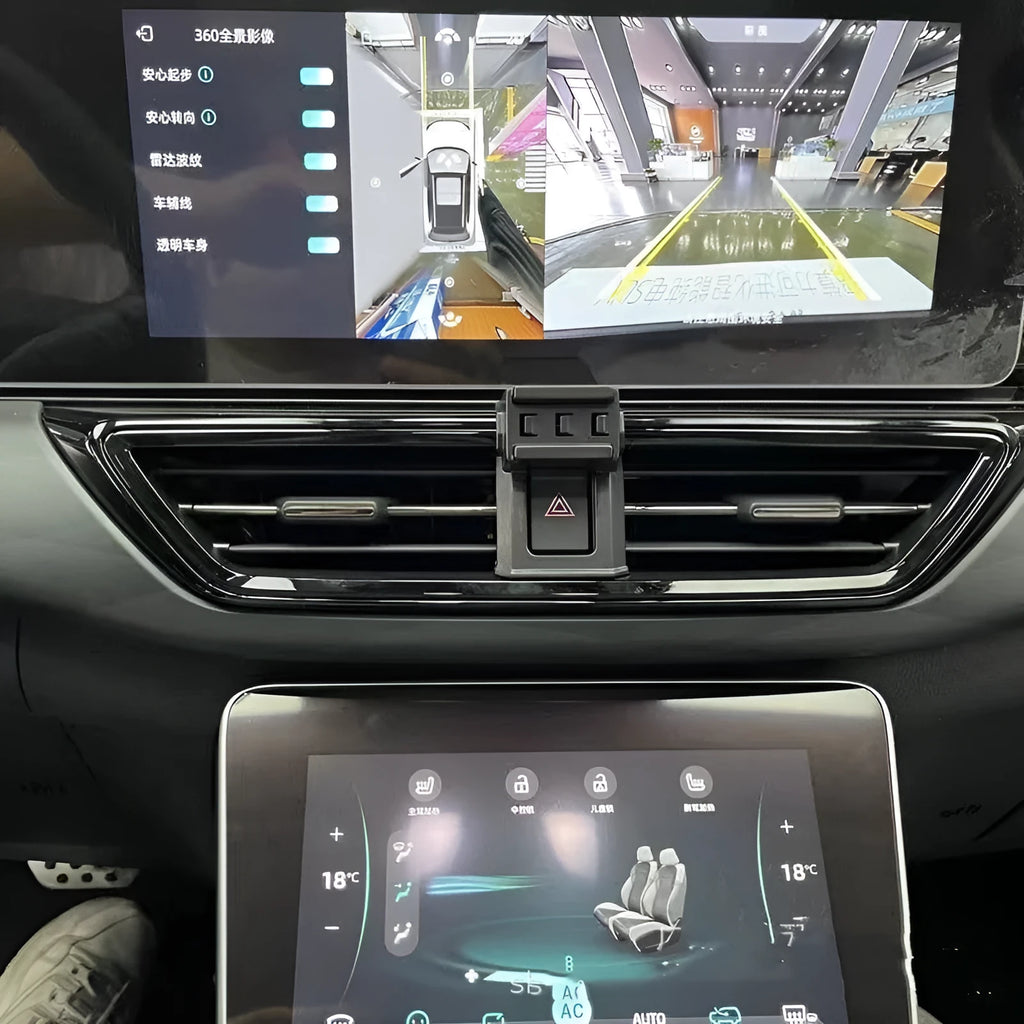 Goodway car dashboard mobile phone bracket with 360-degree rotation mechanism