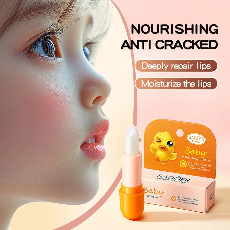 Anti-chapped moisturising lipstick tube in various net content weights from 2.7g to 4.5g.