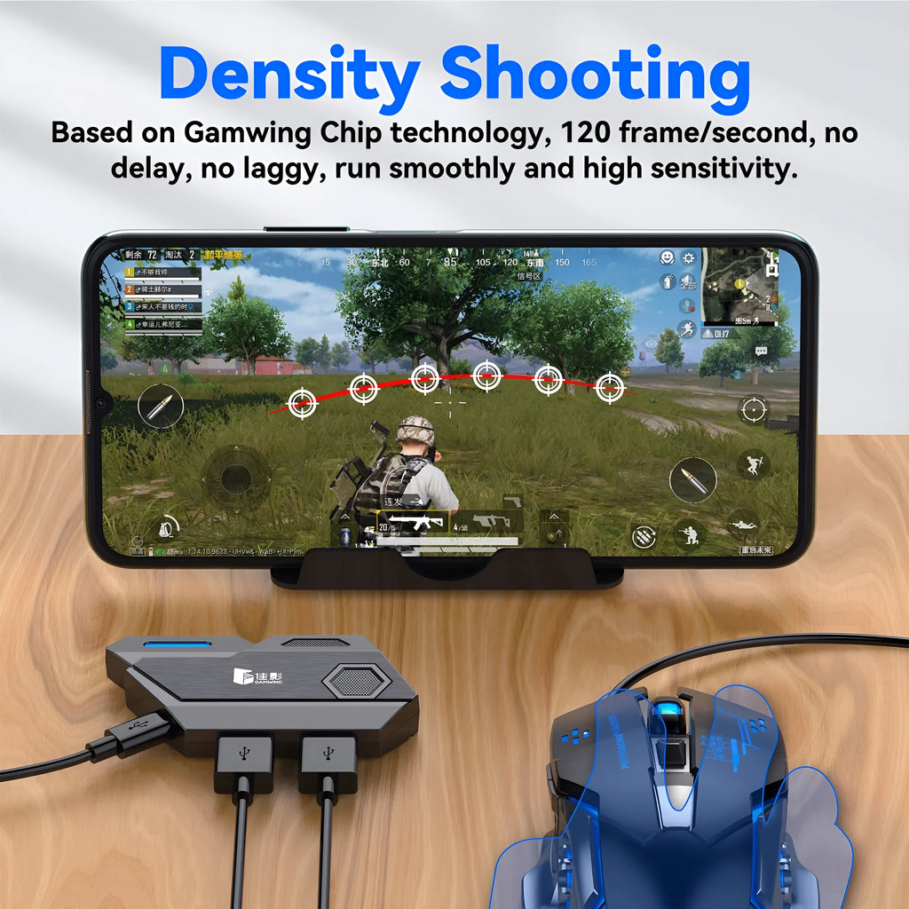 Gamwing Jiaying USB keyboard and mouse converter for mobile gaming, official configuration suit.