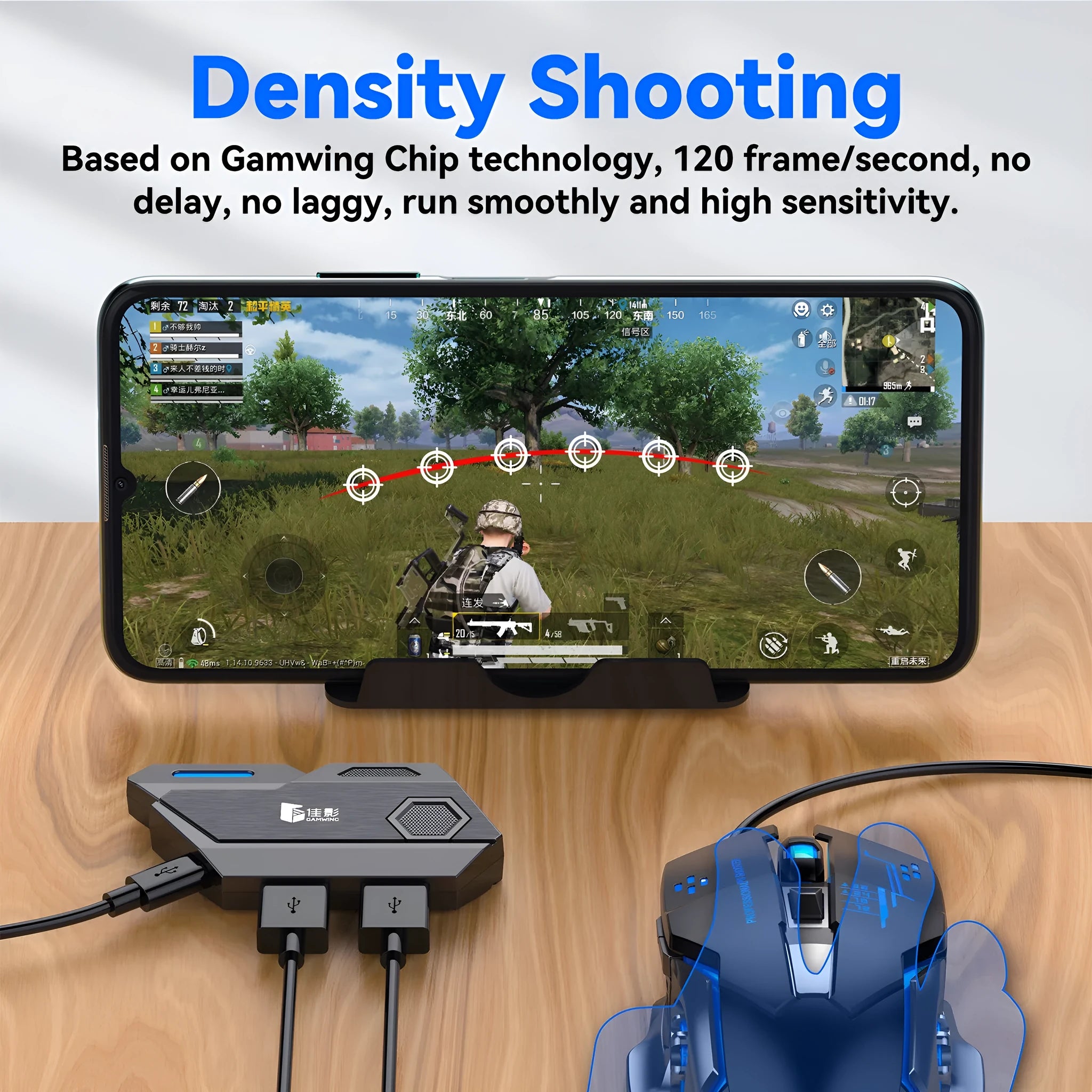 Gamwing Jiaying USB keyboard and mouse converter for mobile gaming, official configuration suit.