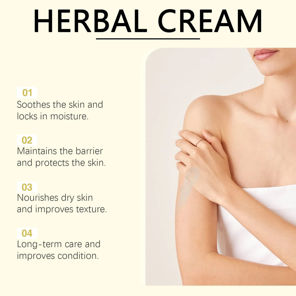 15g jar of herbal moisturising cream with tea tree oil and Centella asiatica