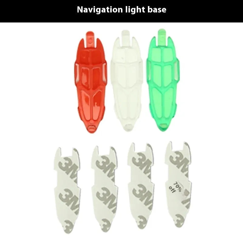 V3 wireless charging waterproof navigation light for RC cars, boats, and aircraft models.