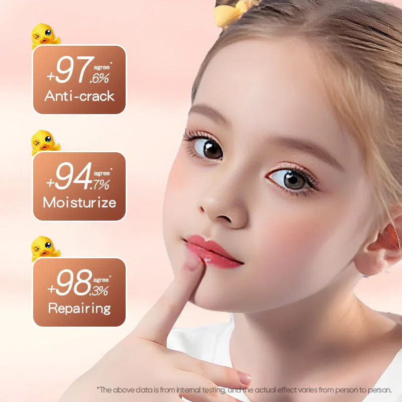 Anti-chapped moisturising lipstick tube in various net content weights from 2.7g to 4.5g.
