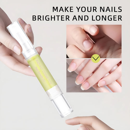 3ml bottle of wash-free nail growth treatment oil for moisturising and promoting natural nail growth