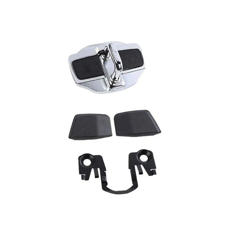 Silver TRD door lock cover for Toyota Prius with 3M adhesive backing