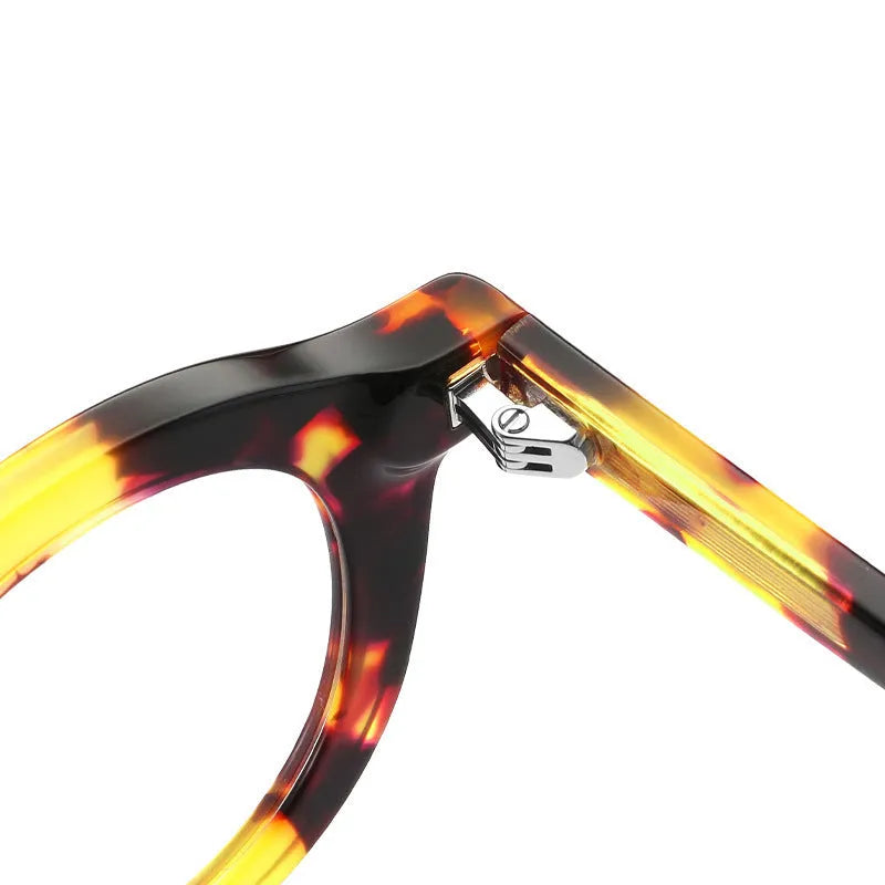 Men's hip-hop sunglasses with plate frame and colour stitching in box style