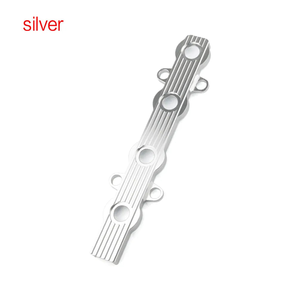 Aluminium alloy engine cover in red, available with or without ventilation holes.