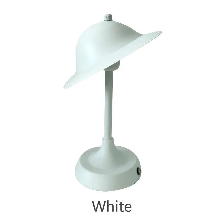 Creative sliding variety of shapes USB table lamp in black and white options 150x230mm