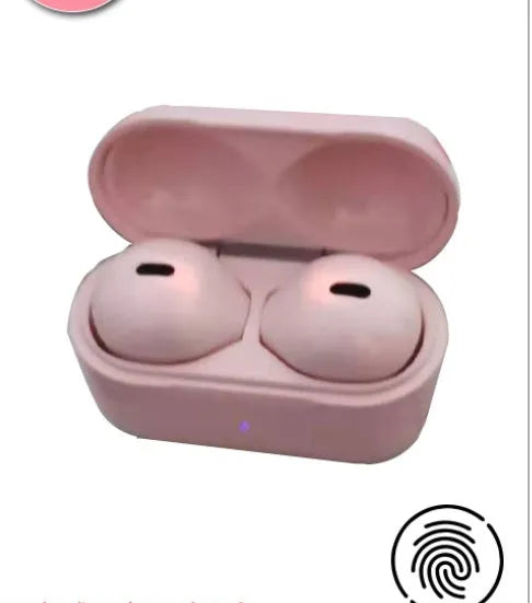 Close-up of a tiny skin-toned 9mm Bluetooth earpiece designed to be invisible in the ear.