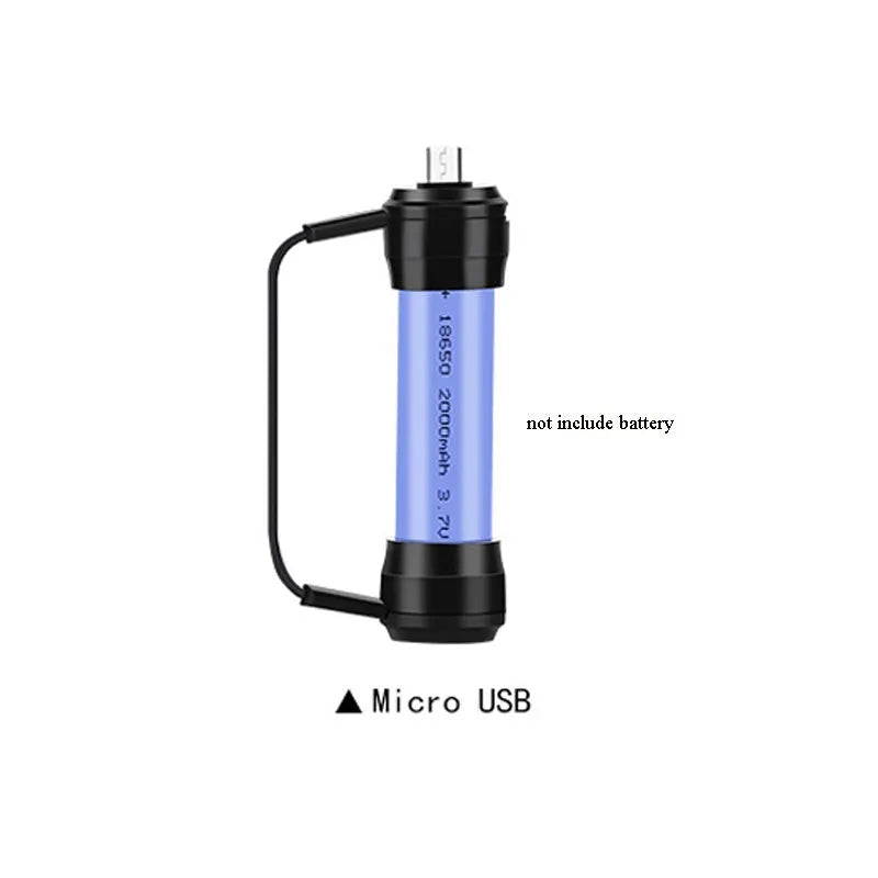 Mini keychain emergency charger for mobile phones with USB charging port