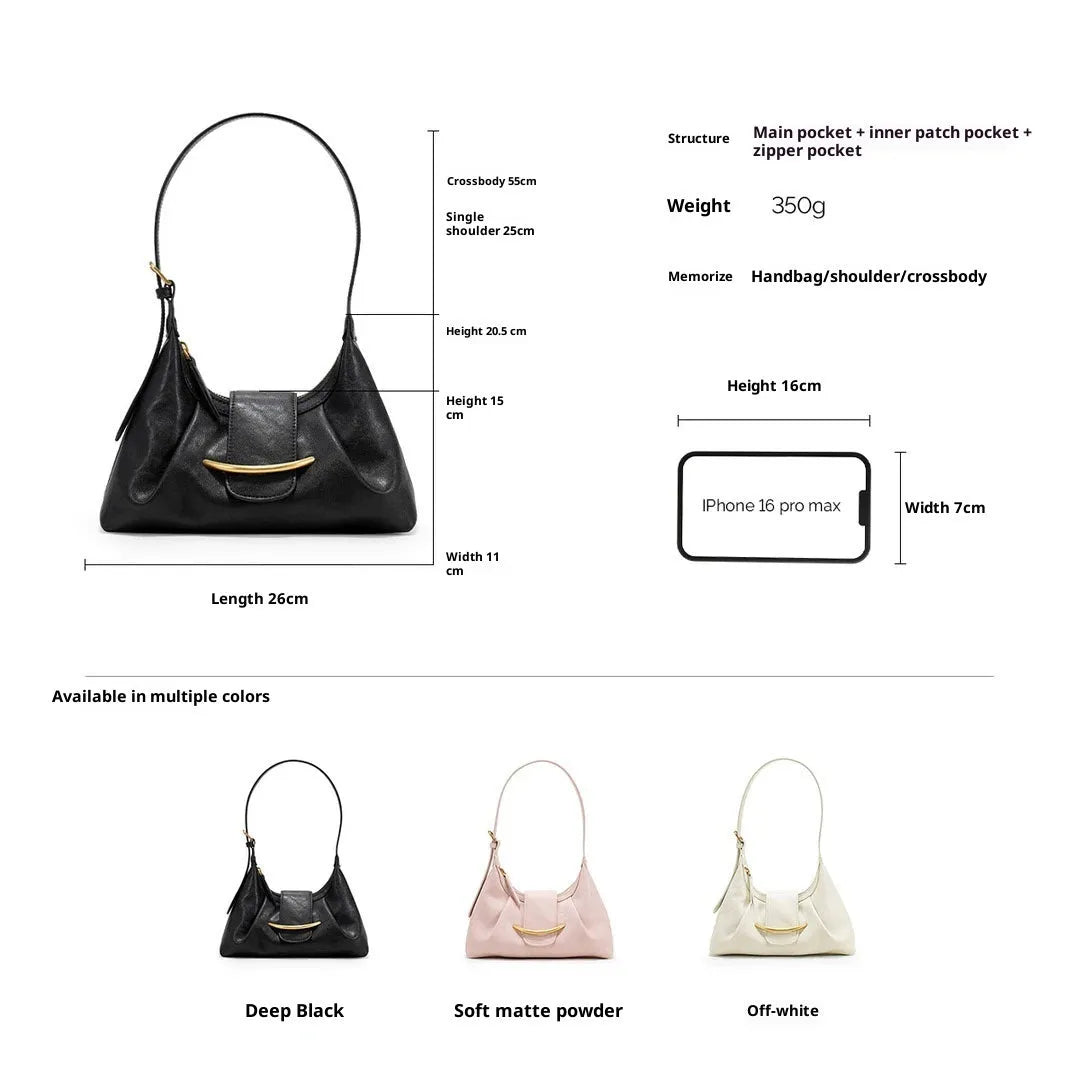 Genuine leather tote bag crossbody shoulder women urban simplicity first layer cowhide