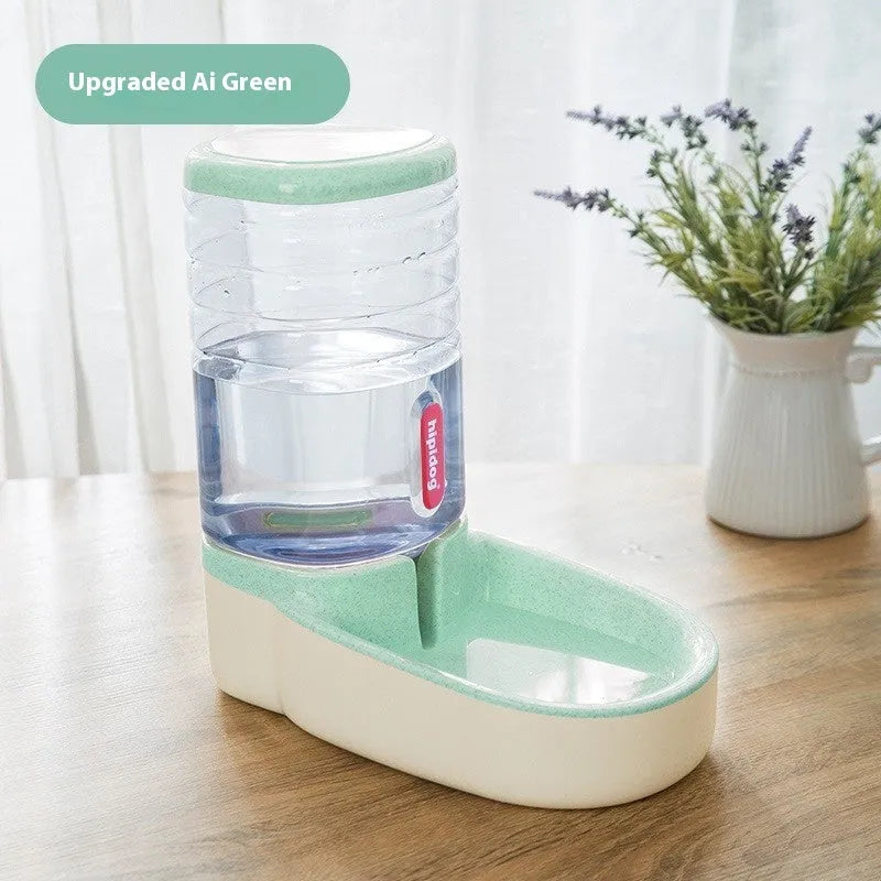 Automatic pet water fountain with 3.8L capacity in blue colour for cats and dogs