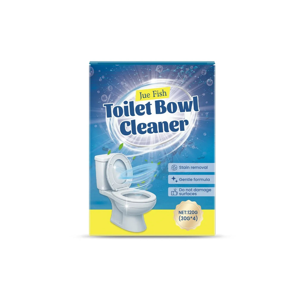 Toilet cleaning powder 120g pack with four individual 30g sachets for stain and odour removal