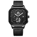 Men's belt-style quartz watch with 8mm thickness in multiple colour combinations