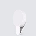 White USB-powered selfie fill light for mobile phones with three-level dimming and nine LED beads.