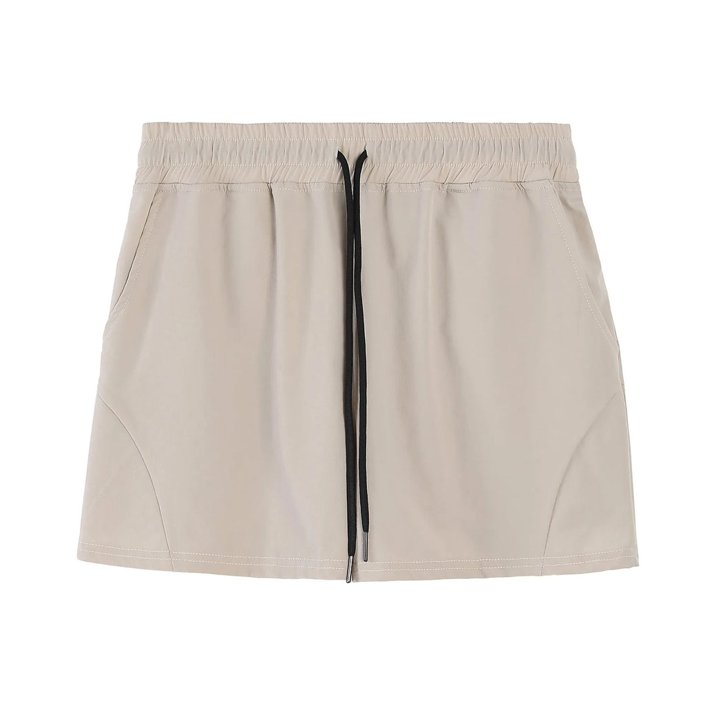 Men's lightweight polyester basketball shorts in grey, shown for summer sports wear.