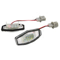 Cool white LED license plate light unit for Honda Civic with plastic housing