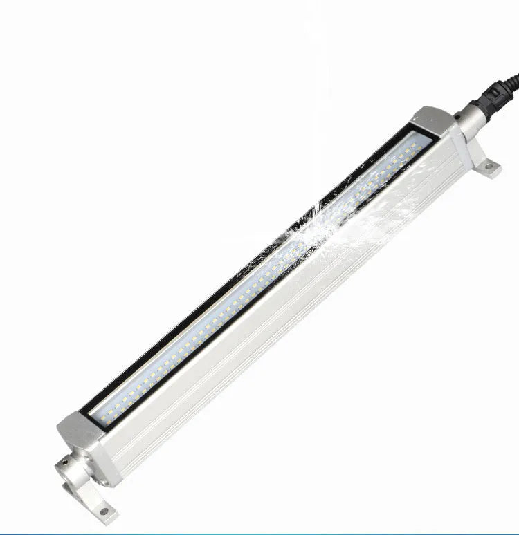 1.2m aluminium LED explosion proof light with tempered glass cover for CNC lathe illumination