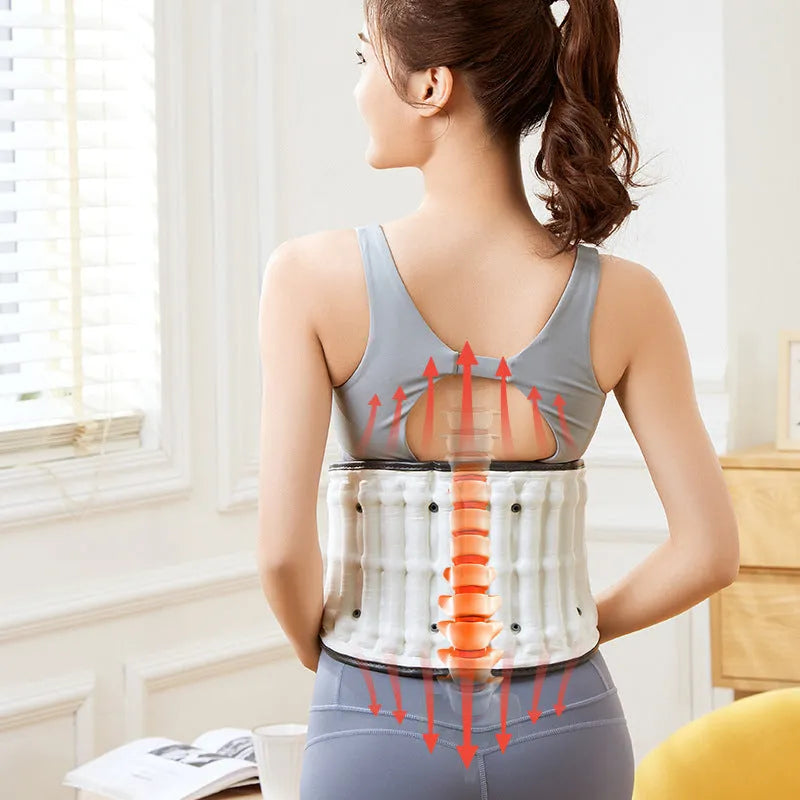 Automatic inflation lumbar disc stretch correction waist supporter in size S or M.