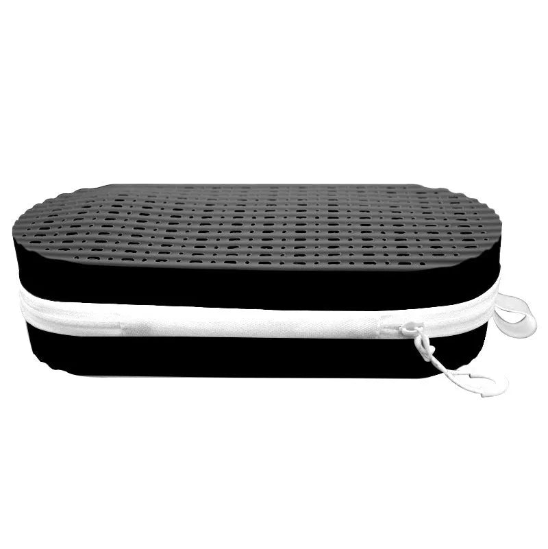 Silicone glasses case with long handle in various colour options measuring 200x80x50mm