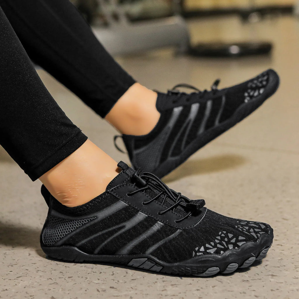 A826 model Lycra stretch fabric beach running shoes for upstream sports, shown in available colours.
