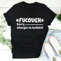 Black cotton round neck t-shirt with short sleeves and straight cut