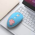 Wireless cartoon animal mini mouse with USB receiver for laptop connectivity