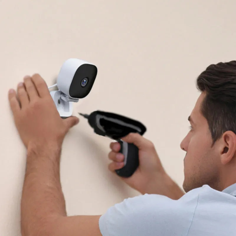 Wireless WiFi digital camera for indoor home surveillance with wide-angle lens and 300K pixel resolution