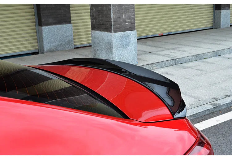 Mazda 3 Axela Exela sports tail trim in bright black for 2014-2021 models