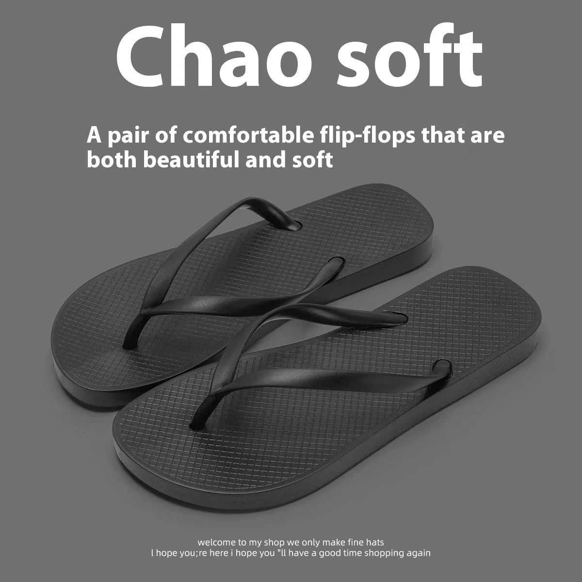 Foldable beach slippers with non-slip PVC soles in orange, purple, black and white colours