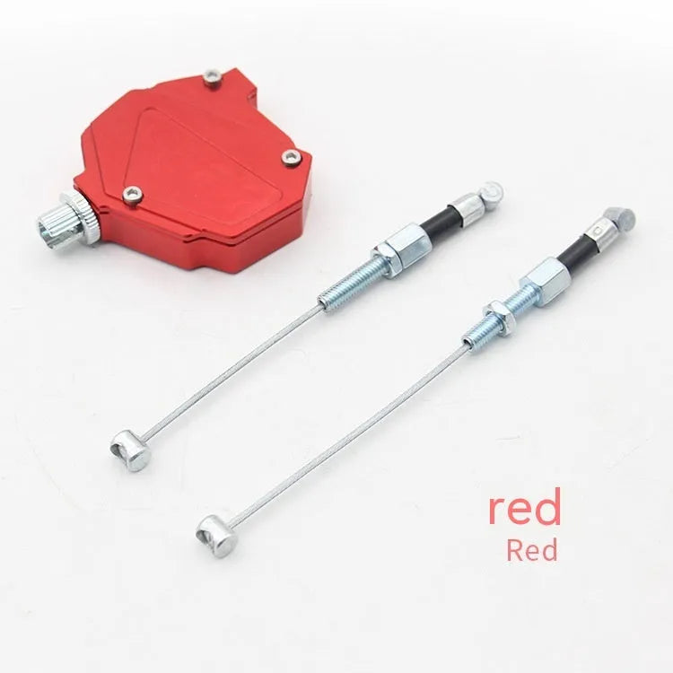 Aluminium alloy motorcycle clutch labour-saving box kit shown in multiple colour options.