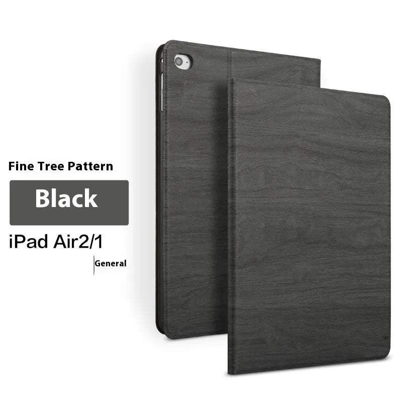 Sapphire blue imitation leather universal iPad protective cover with an integrated sleep bracket stand.
