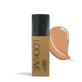 LOOKAVE Matte Liquid Foundation bottle in shade LK63C-01, Ivory White