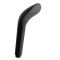 Water saving filter shower head with rainfall function, plastic body, black or white filter model, and 1.5m stainless steel hose option