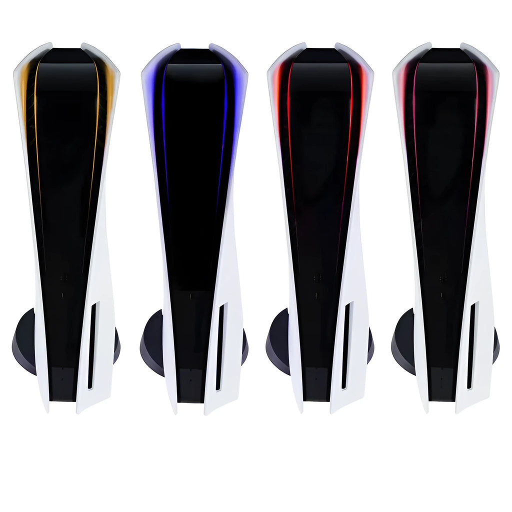 PS5 console light bar carbon fibre pattern vinyl sticker in four colour options