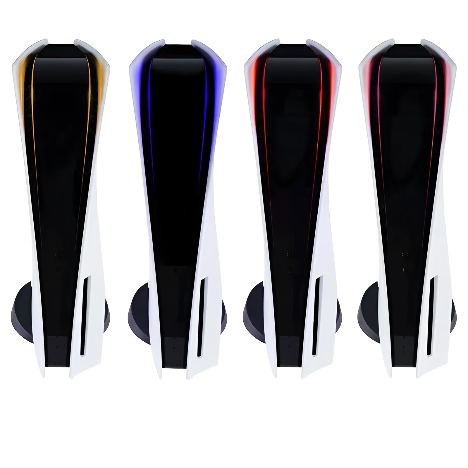 PS5 console light bar carbon fibre pattern vinyl sticker in four colour options