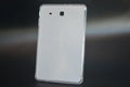 Clear transparent white ultra-thin silicone tablet protective case shown from the side.