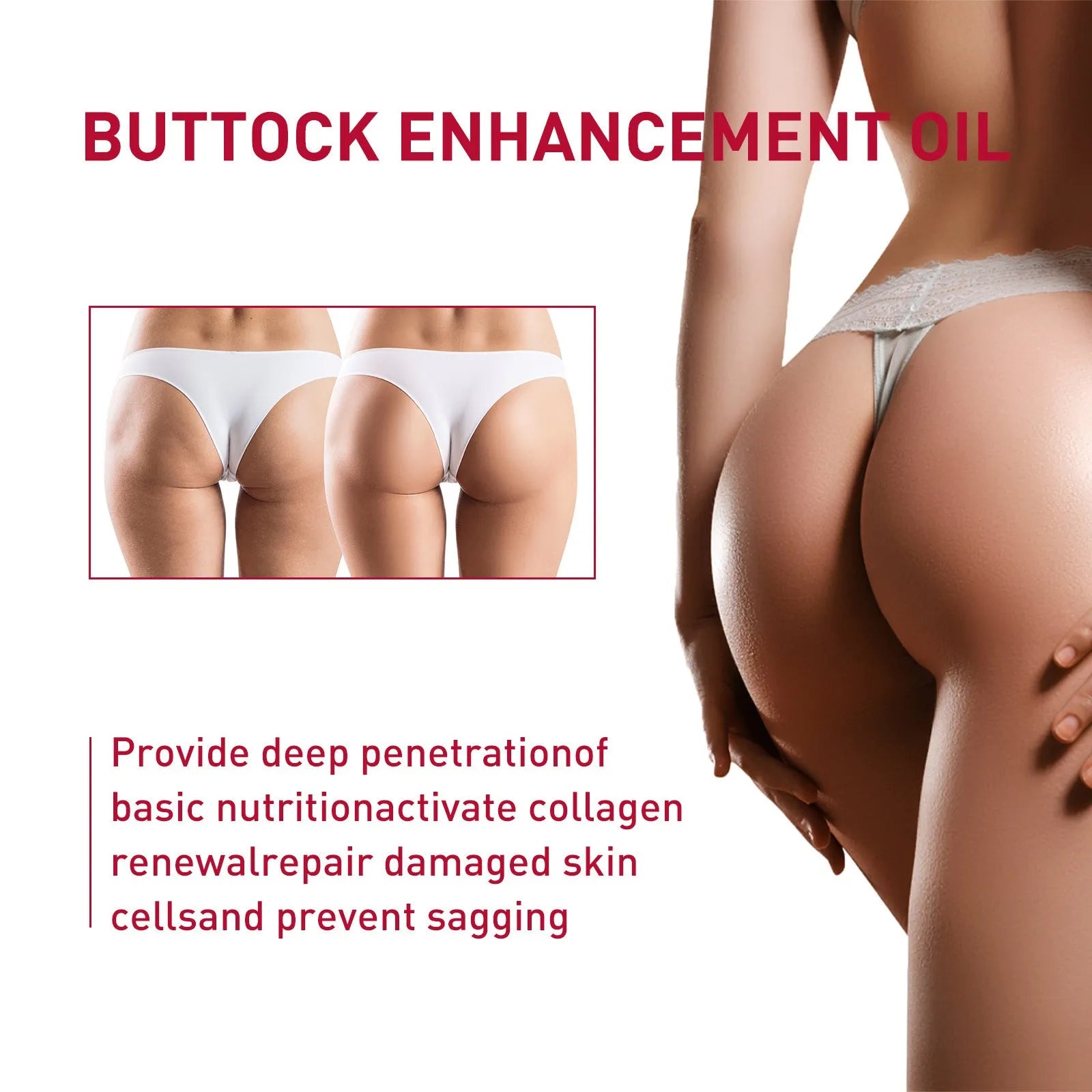 Plump buttock cream 50g tube lifts and tightens buttocks for firmer skin at home
