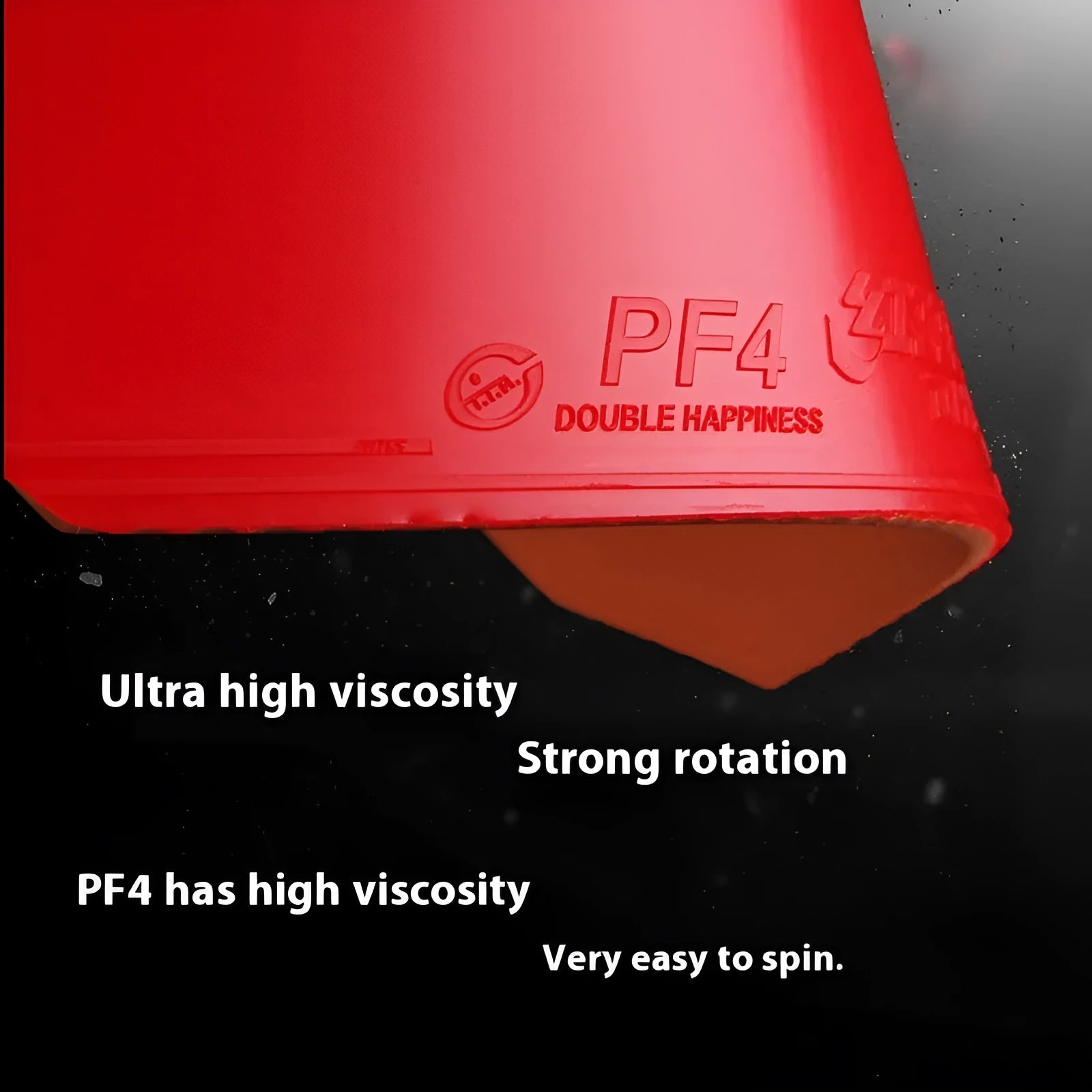Fast Attack Classic-50 table tennis racket in red and black with anti-rubber surface.