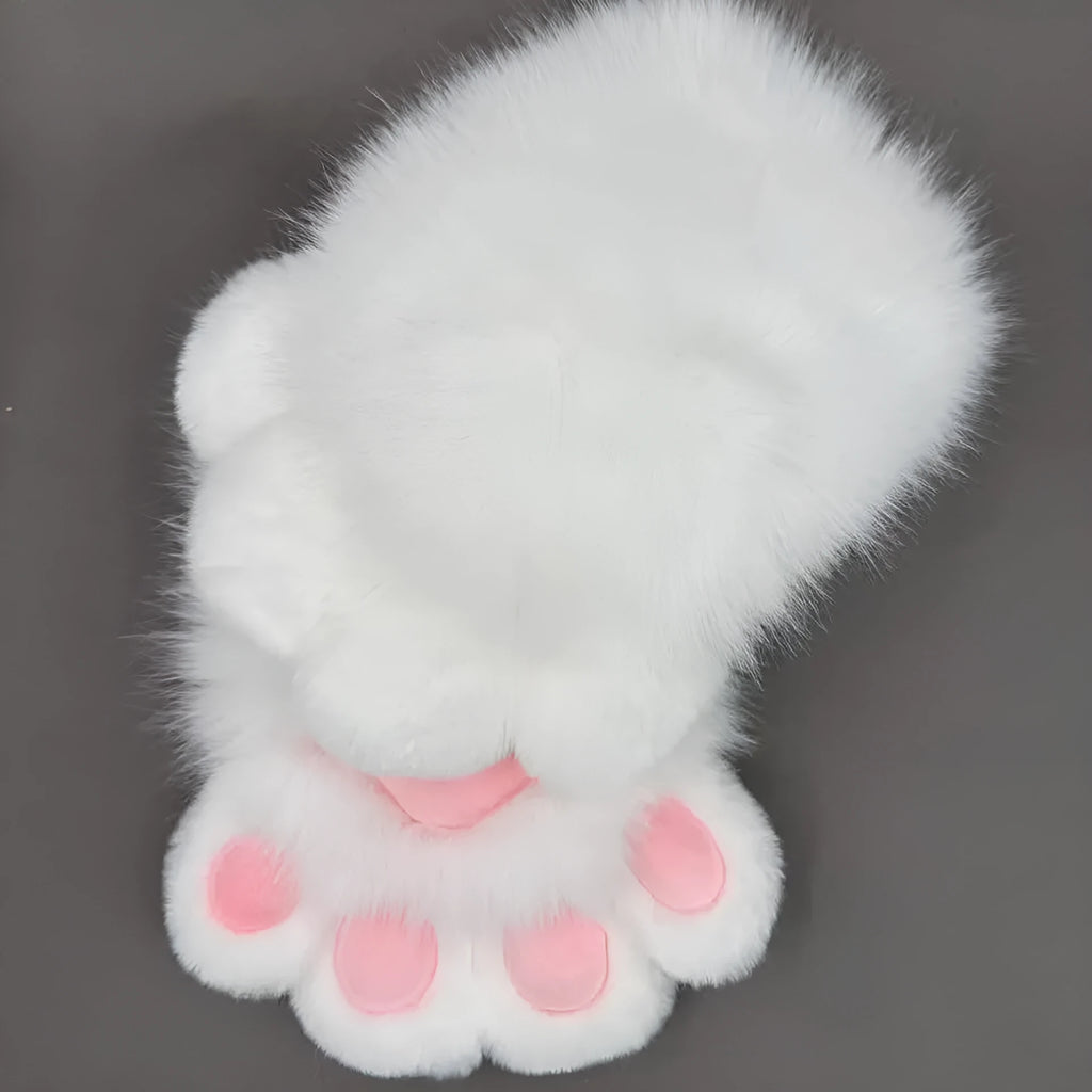 Colourful animal claw cosplay gloves with multiple pad colour options on free size nylon construction