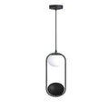Creative flower pot design iron chandelier with LED lights hanging on fishing lines