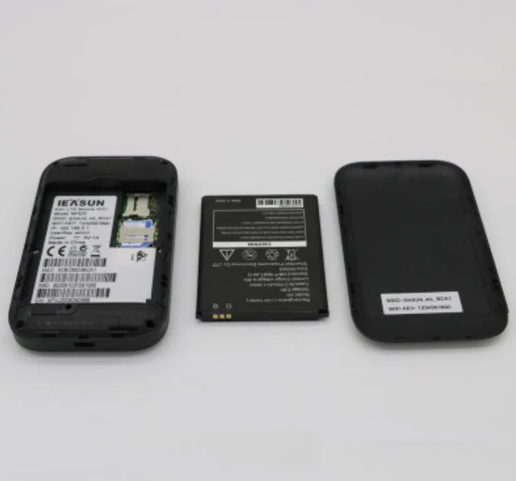 Black portable 4G wifi hotspot router mini wireless 46cm size USB powered