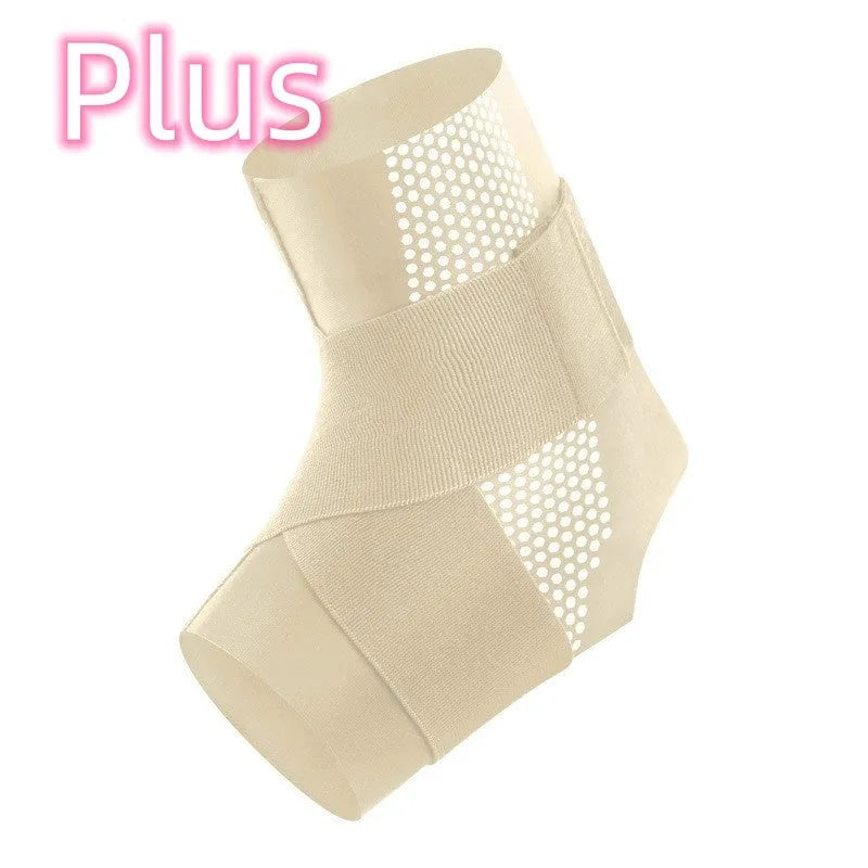 Adjustable Lycra ankle support brace for sports protection in multiple sizes and colours