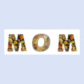 Transparent resin night light ornament with custom letter design 15cm square modern simplicity