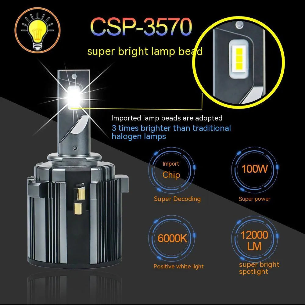 Volkswagen Golf 7 LED front low beam headlight bulb with aluminium alloy housing