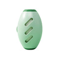Green and white washable reusable gel lint roller ball for pet hair removal.
