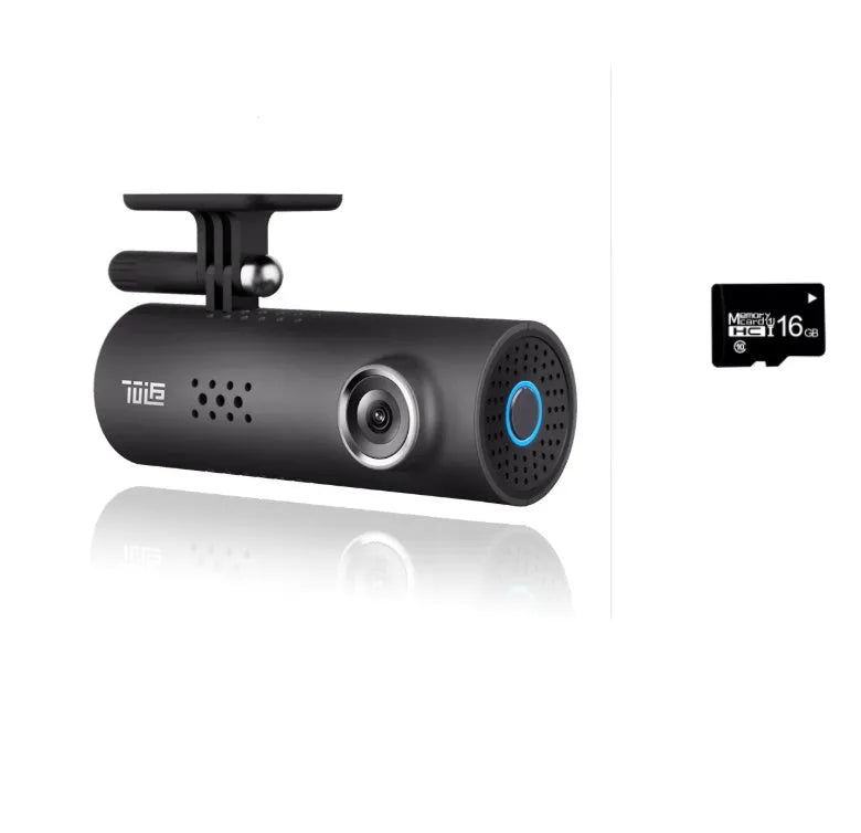 Car dash smart WiFi DVR 130 degree wide-angle 1080P FHD camera with voice control and magnetic mount