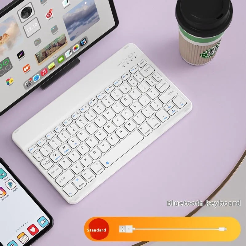 Bluetooth wireless keyboard for tablet and computer in one of 11 colour options.
