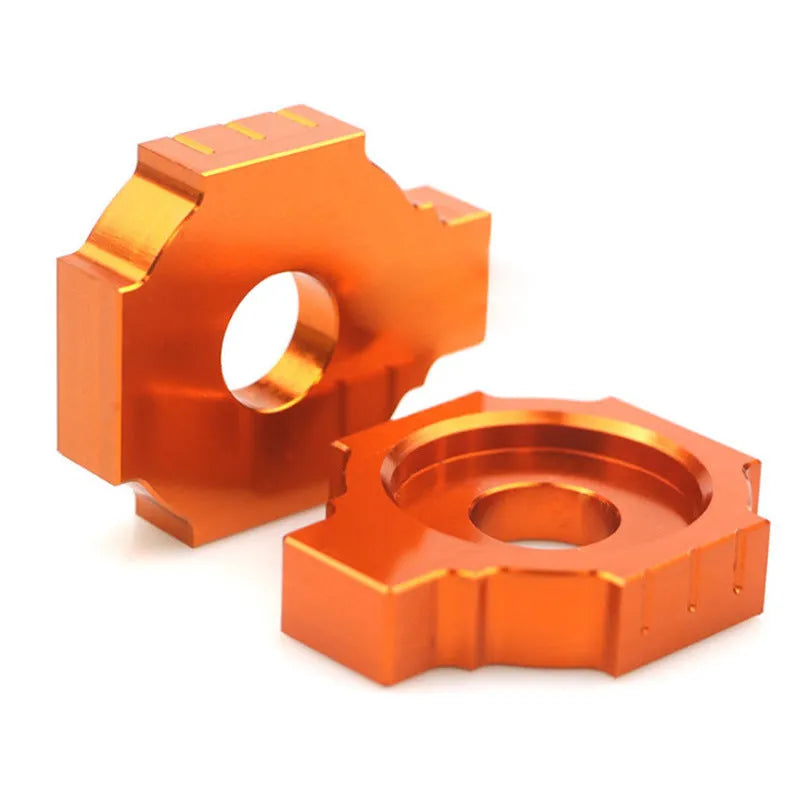 Orange KTM rear fork regulator screw pair for DUKE 200 390 990 modification