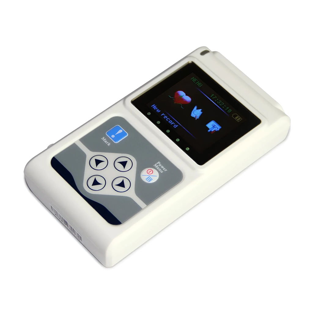 ECG Holter 12 channel 12 lead recorder TLC5000 with lead cable and USB for 24-hour ECG monitoring